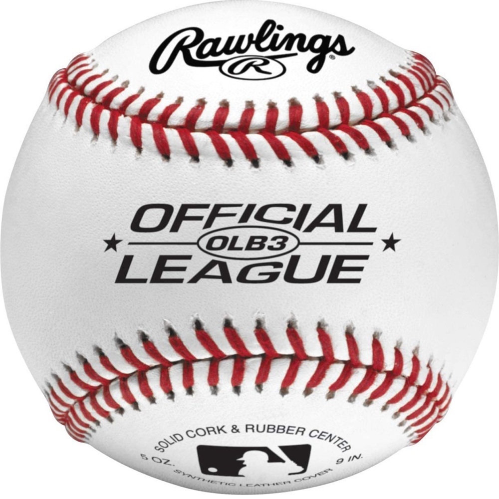 Rawlings OLB3BAG12 Official League Recreational Use Baseballs, Bag of 11, White